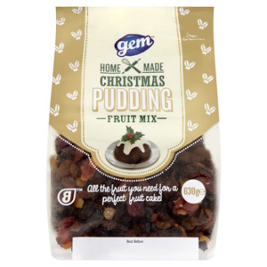 Picture of Gem Christmas Pudding Fruit Pack 630g x6 